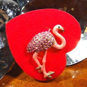 Flamingo CZ Pin